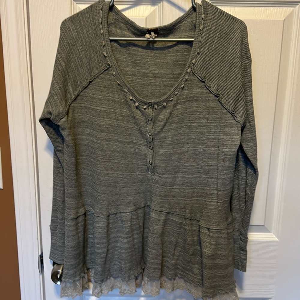 Free People oversized  top, size L